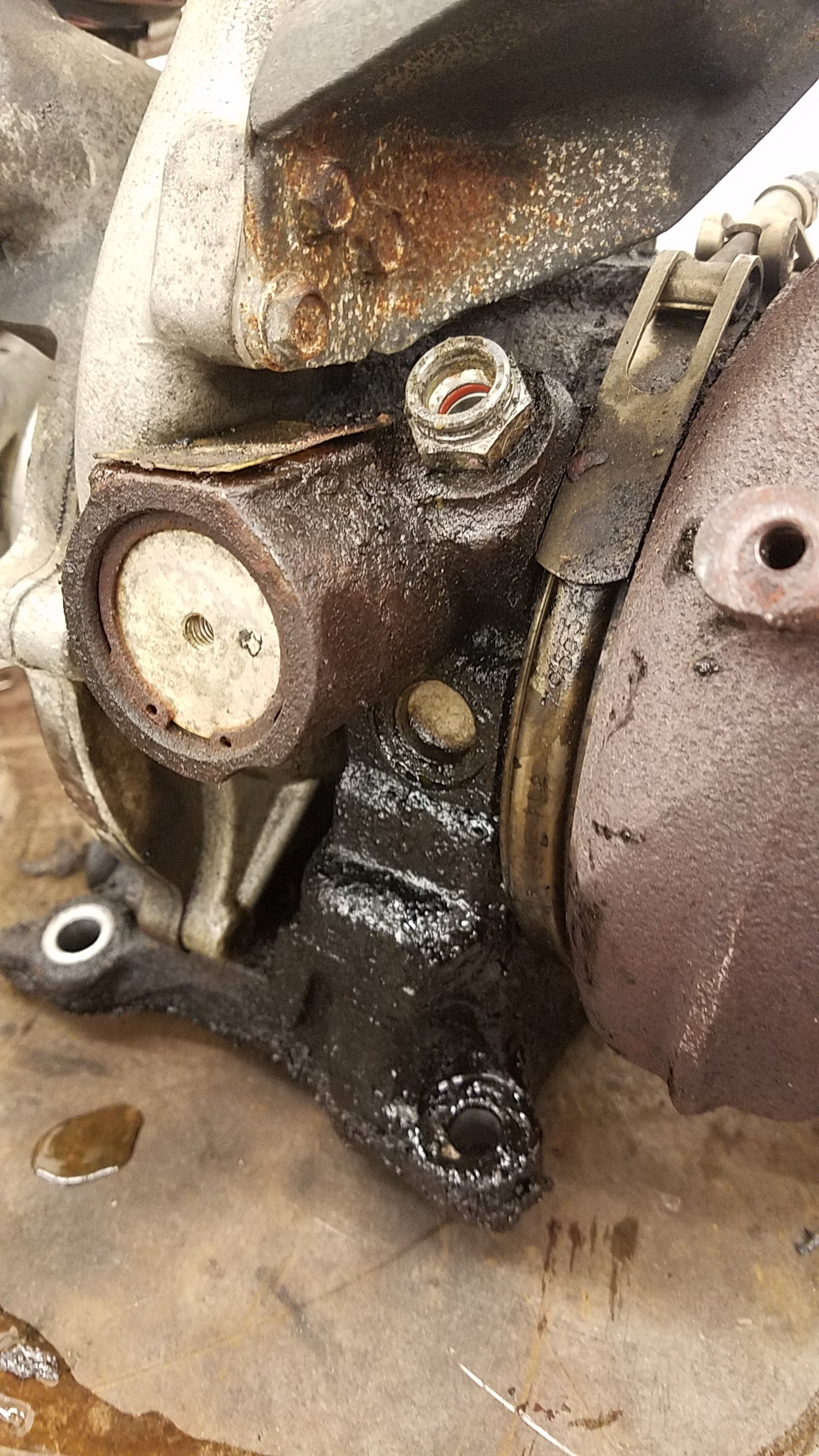 oil leak at rear of motor - Ford Powerstroke Diesel Forum 6.7 Powerstroke Oil Leak Back Of Motor